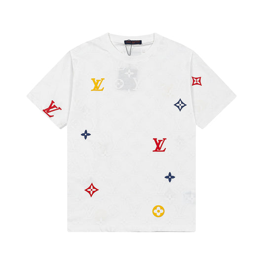 25ss New embroidery logo t-shirt