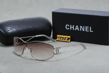 Stylish European and American style metal and diamond-encrusted sunglasses 4073