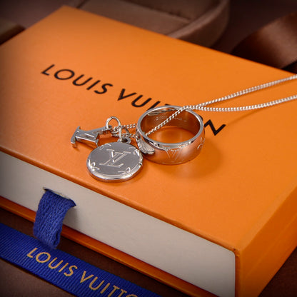 3 In 1 Ring Necklace