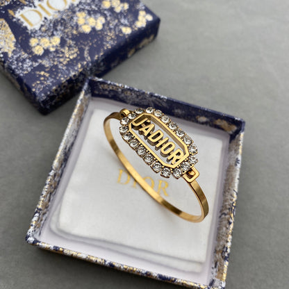 Square Crystal Diamond Bracelet