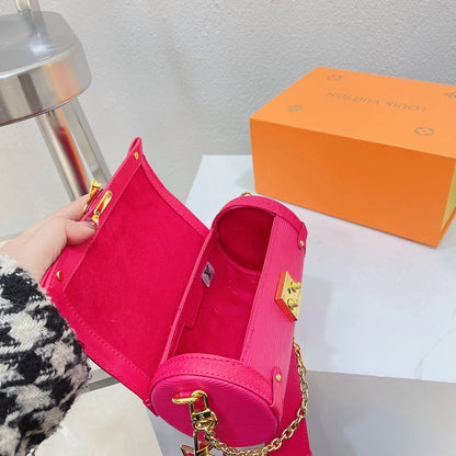 Cylinder Barbie Water Ripple Bag