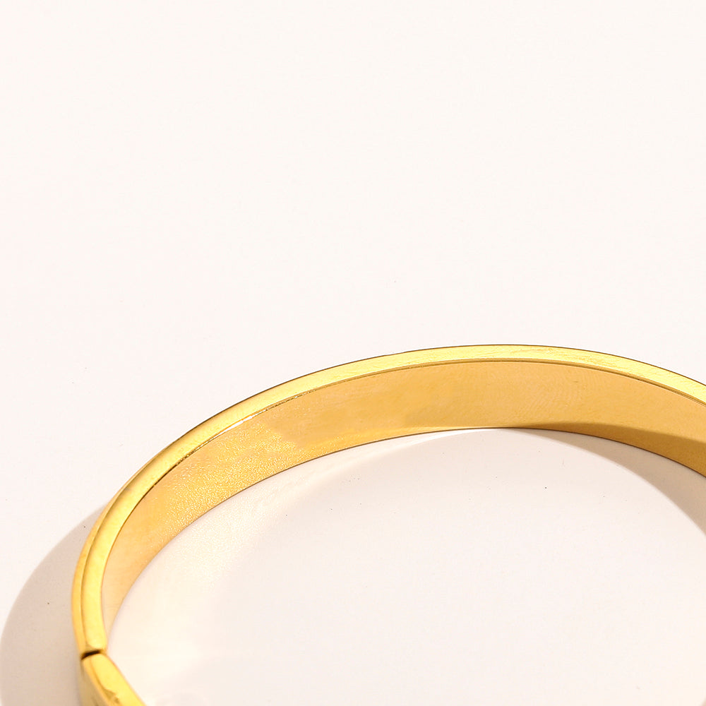 Lock Pendant Monogram Bracelet