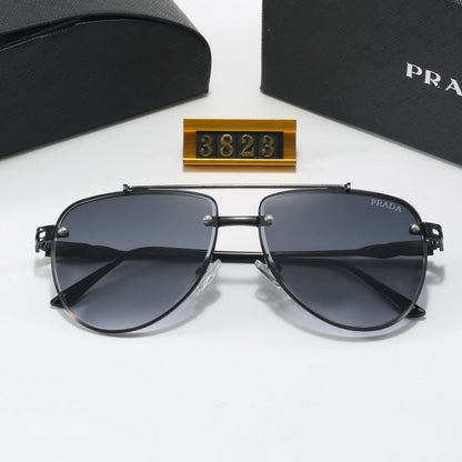 New metal fashion trend sunglasses 3823