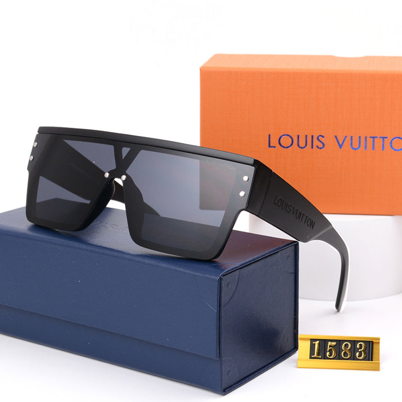 Futuristic Oversized One-Piece Sunglasses (Model 1583)