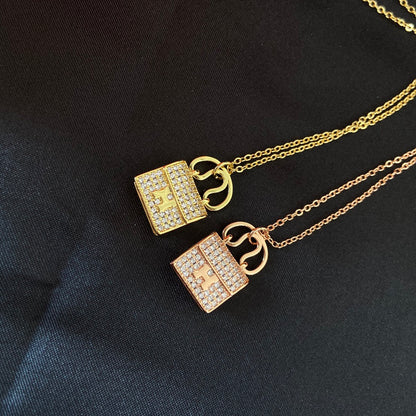 Classic Diamond Tote Necklace