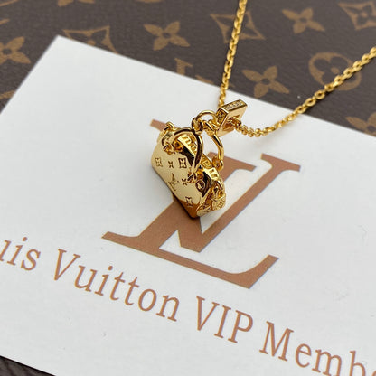 Mini Tote Drop Necklace