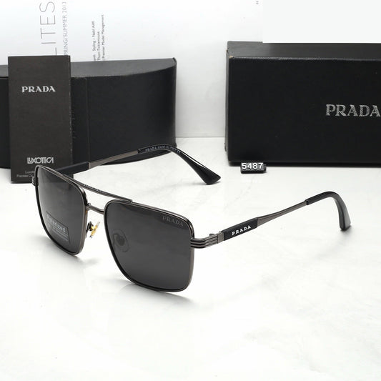 New polarized stylish casual metal sunglasses 5487