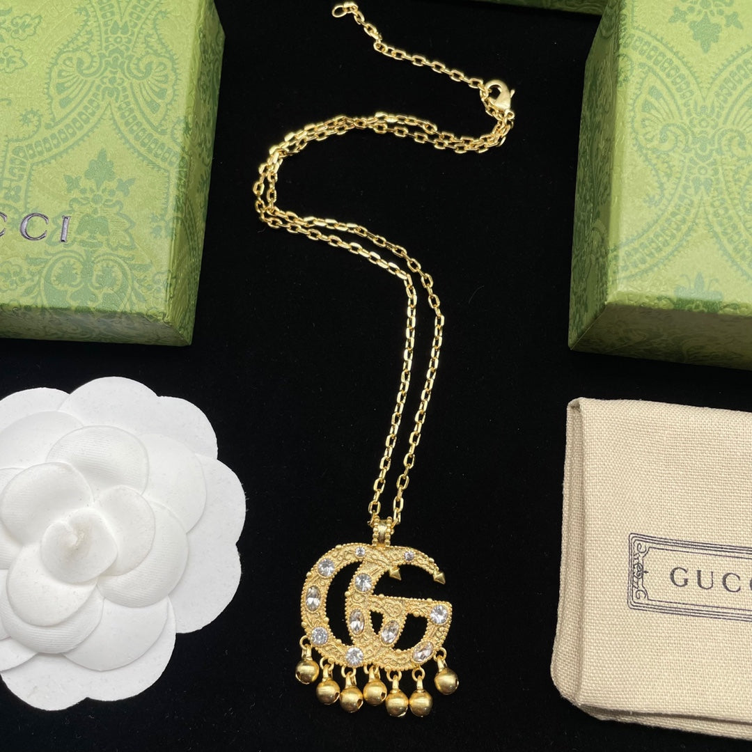 Logo Bell Pendant N ecklace