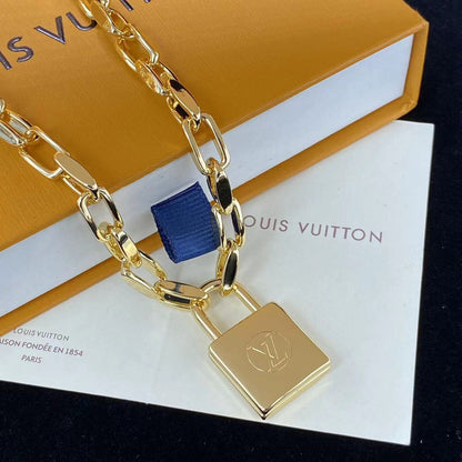 Individual Lock Chain Necklace