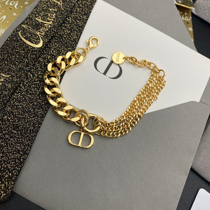 New Golden Thick Bracelet