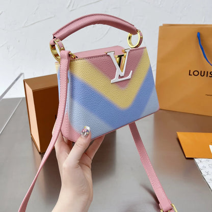 Capucines Lychee Pattern Rainbow Bag