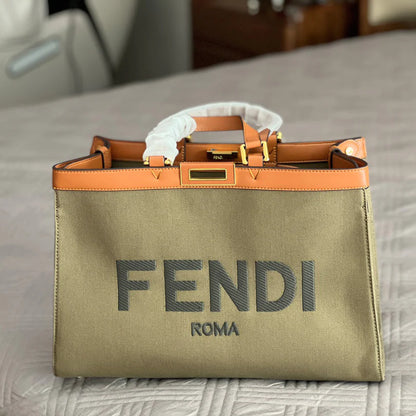 Peekaboo Series Canvas Shopping Bag