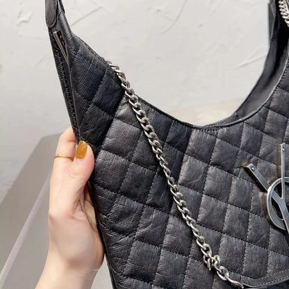 Elegant Rhombus Shoulder Tote Bag