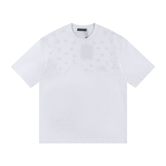 New embroidery splicing t-shirt