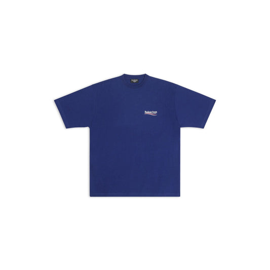 Classic round collar cotton embroidery t-shirt