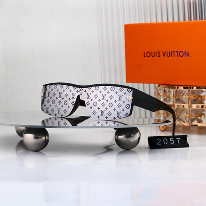 Shield Sunglasses with Monogram Details  2057