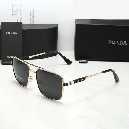 New polarized stylish casual metal sunglasses 5487