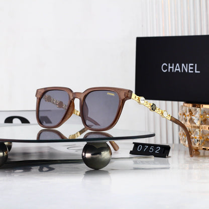 Diamond-encrusted high-end fashion sunglasses 0752