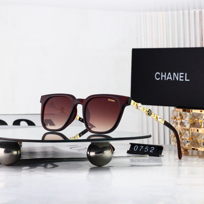 Diamond-encrusted high-end fashion sunglasses 0752